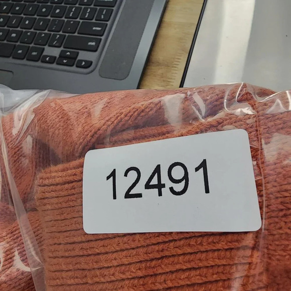 Banana Republic Orange Sweater Henly Pullover Cotton Men's XXL 19PT - Picture 7 of 7